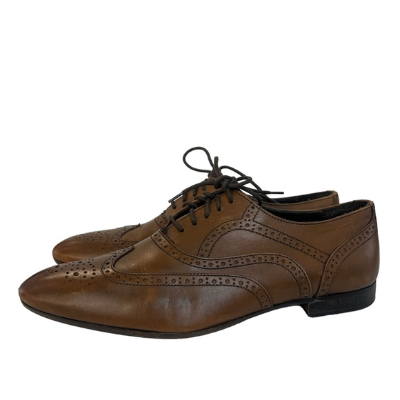 A. Testoni brown lace up drress shoes men - Picture 4 of 8
